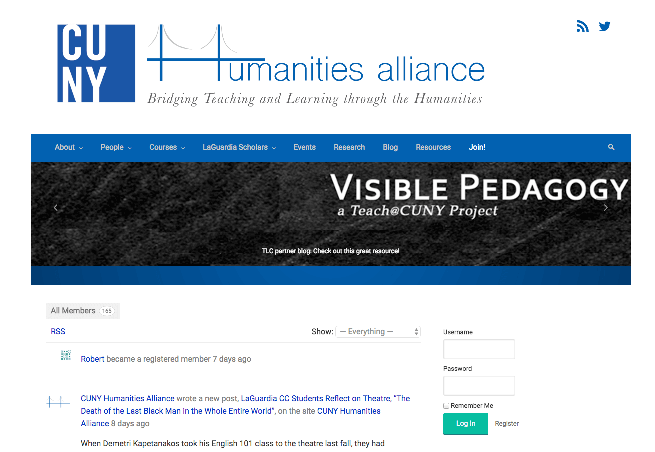 Join the CUNY Humanities Alliance website
